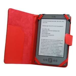 iTALKonline PadWear RED Executive BOOK Wallet Case Cover Shield Slot 