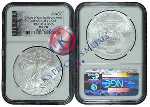   Liberty Series Silver Eagle $1 NGC MS70 MS 70 First Releases ALS FR