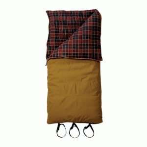 Slumberjack Big Timber  20 Degree Rectangular Sleeping Bag, Brown 