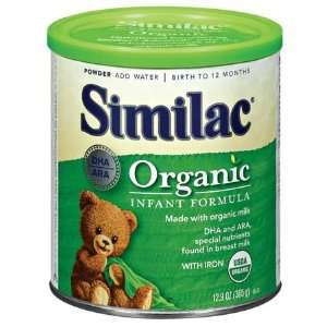  Similac Organic / 12.9 oz can / case of 6 Health 