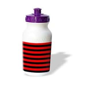   Designs Prints and Patterns   Red and Black Stripes   Water Bottles