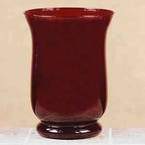   : Red Ruby Flared Glass Votive Candle Holder Wedding: Home & Kitchen