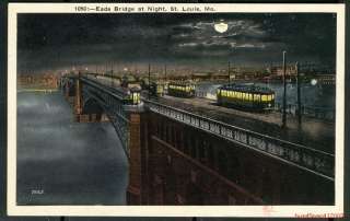 1050 Eads Bridge at Night,St.Louis,Missouri Beacon Sers  