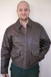 GAP Thick LEATHER Cafe Racer MOTORCYCLE Mens COAT JACKET M  