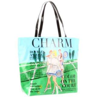 Kate Spade New York Daycation Bon Shopper Charm Tennis Tote   designer 