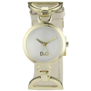 Dolce & Gabbana Womens DW0727 Cheesecake Round Analog Leather and 