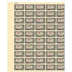  International Red Cross Sheet of 50 x 5 Cent US Postage 