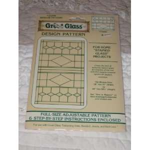  Vintage 1985 Great Stain Glass Design Pattern   Citadel 
