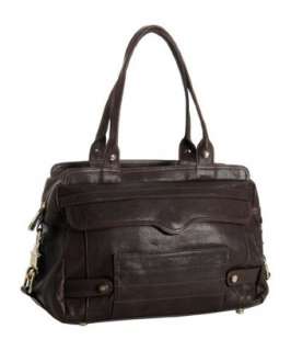 Rebecca Minkoff dark brown leather MAB Luxe bag   