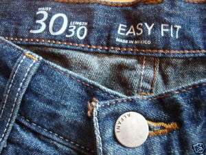 Mens ALFANI Easy Fit Blue Jeans NWT 30 x 30  