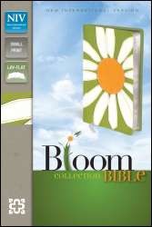   Thinline Bloom Collection Bible Italian Duo Tone Daisy Flower Thin