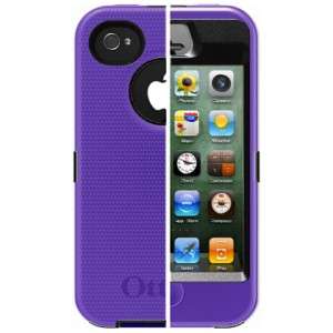 OtterBox iPhone 4 4S Defender Series Purple/Black Otter Box   FREE 