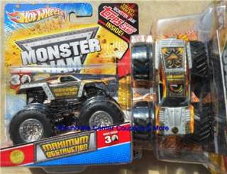 2012 HOT WHEELS MAXIMUM DESTRUCTION Monster Jam MAX D Truck 1/64 TRUCK 