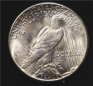 1928 Peace Dollar, Exceptionally nice Mint State piece, Lustrous and 