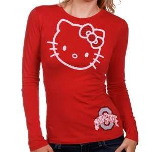  My U Ohio State Buckeyes Ladies Hello Kitty Long Sleeve T 