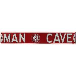  NCAA Alabama Crimson Tide 36 x 6 Crimson Man Cave Street 
