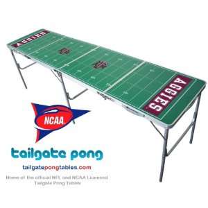 Texas A&M Aggies NCAA College Tailgate Beer Pong Table   8  