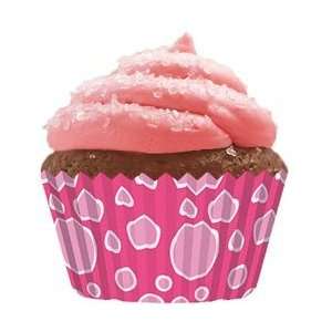  Cupcake Creations Mini Baking Cups 60/Pkg Pink Dots; 3 