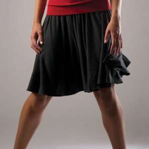  Rayon from Organic Bamboo A Line Paneled Flip Skirt 