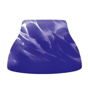   Step Cone Glass Shade For Quick Adapt Spot Light, Blue Frit Finish