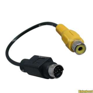 Pin S Video to RCA AC Cable Adapter Converter NR  