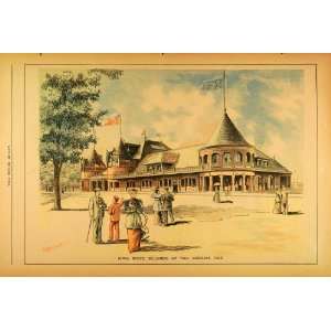   Building Columbian Exposition Flag Structure Art   Original Cover