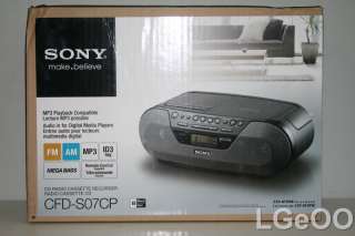 New Sony CFD S07CP Radio CD MP3 Cassette Stereo Boombox 027242786271 