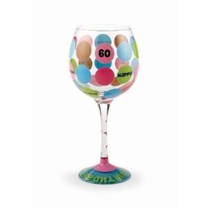  60Th Birthday Wine Glass Novelty Gift