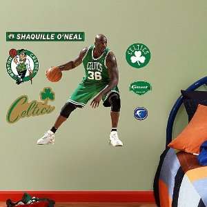 Fathead NBA Boston Celtics Shaquille ONeal Junior Wall Graphic 