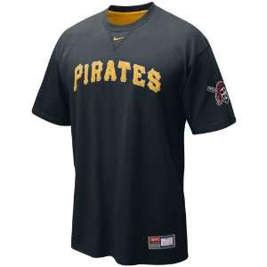   Pirates Black Tackle Twill Wordmark T shirt