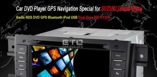 ETO Suzuki Grand Vitara HD Car DVD GPS Navigation Radio  