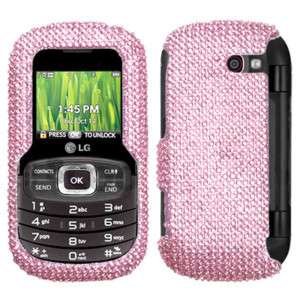 BLING Phone Cover Case FOR LG OCTANE VN530 Verizon PINK  