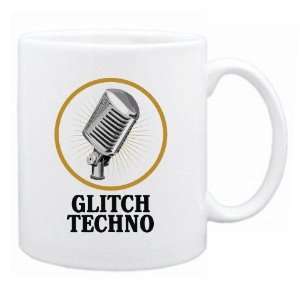  New  Glitch   Old Microphone / Retro  Mug Music