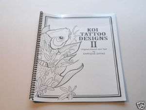KOI FISH TATTOO FLASH II JAPANESE STYLE ART SKETCH BOOK  