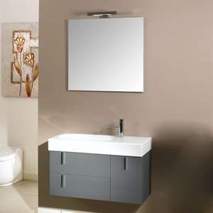    Nameeks Set NE3 Glossy Gray Enjoy Bathroom Vanity