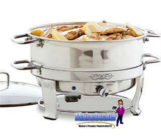   Electric Stainless Steel Chafer Chafing Dish Buffet Server NIB  