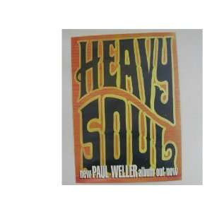  Paul Weller Promo Poster Heavy Soul The Jam Everything 