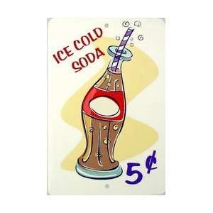 Ice Cold Soda 5 Cents Parking Signs Parking Sign Street Signs Novelty 