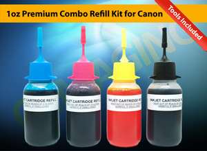 Canon PG 210/CL 211 Combo Ink Cartridge Refill Kit 30ml  