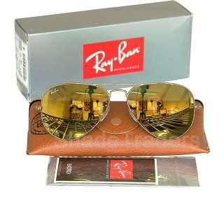 Ray Ban Aviator Sunglasses GOLD MIRROR_GOLD 3025 W3276 805289005599 