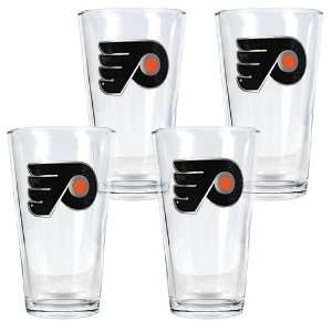  Philadelphia Flyers 4 Piece Glass Shaker Set Sports 