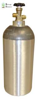10 lb CO2 Tank NEW Aluminum Cylinder with Siphon Tube  