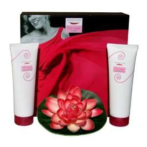 Aquolina Pink Sugar Body Lotion and Shower Gel Floating Flower Gift 