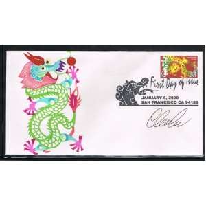   Cachet by Handmade Paper Cut Limited Edition  Autographed by Stamp