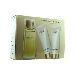 CAROLINA HERRERA Perfume. 3 PC. GIFT SET ( EAU DE PARFUM SPRAY 3.3 oz 