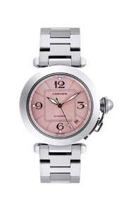  Cartier Womens W31075M7 Pasha C Stainless Steel Automatic 