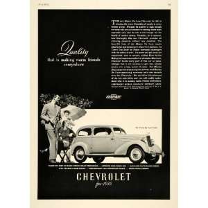   Motor Co. Master De Luxe Coach Car   Original Print Ad