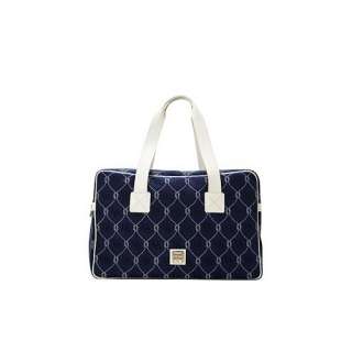  Dooney Bourke Signature Rope Carry On Travel Bag Tote Navy 