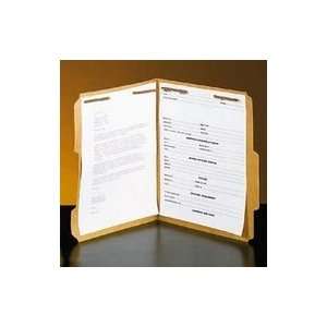  Kraft Classification Folders, 1 Fastener, Legal, 2/5 Right 
