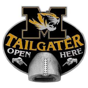  Missouri Tigers Tailgater Bottle Opener Hitch Cover   NCAA 
